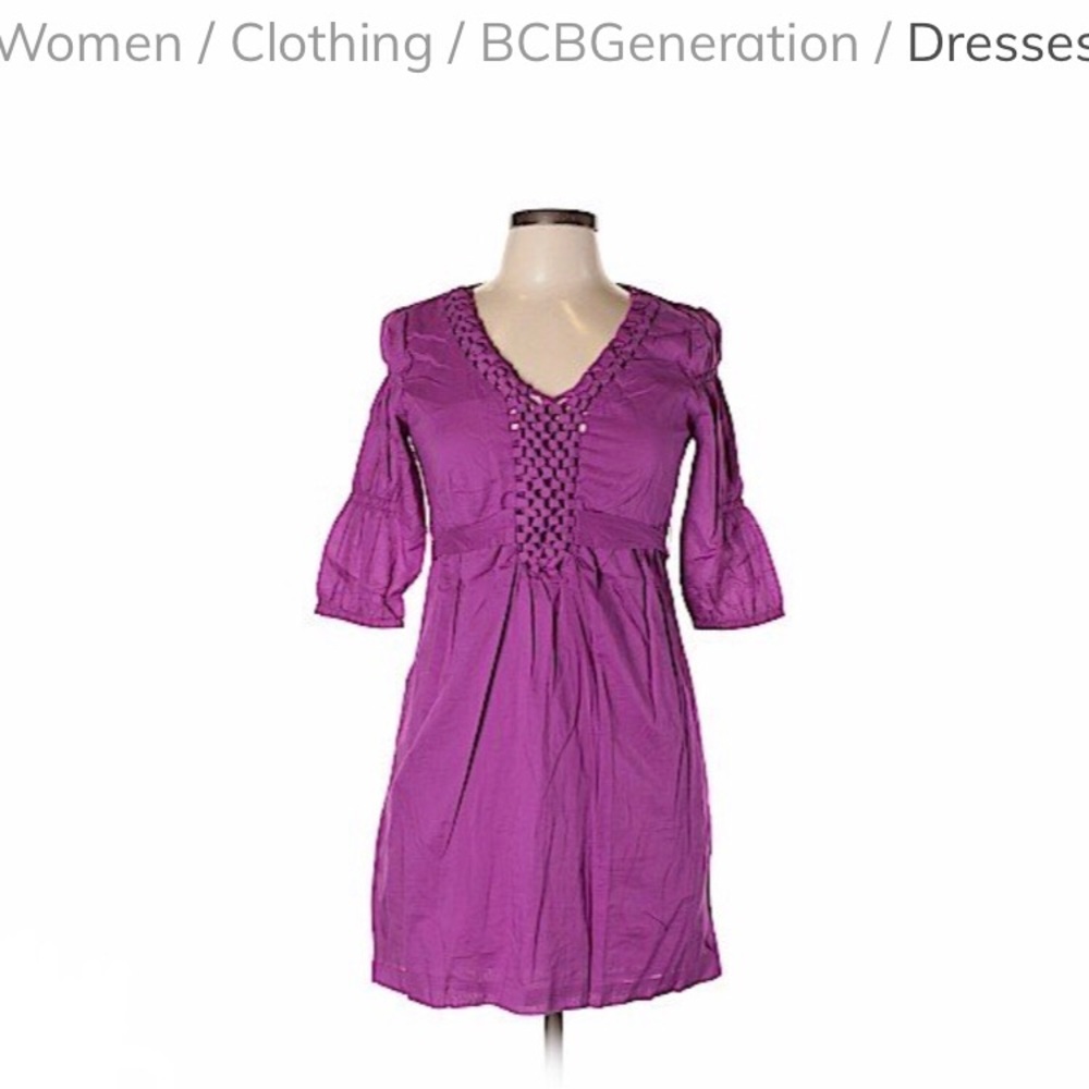 BCBG Generation 3/4 Sleeve Dress